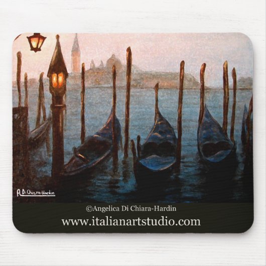 Venezianisches Gondole Mousepad (Vorne)