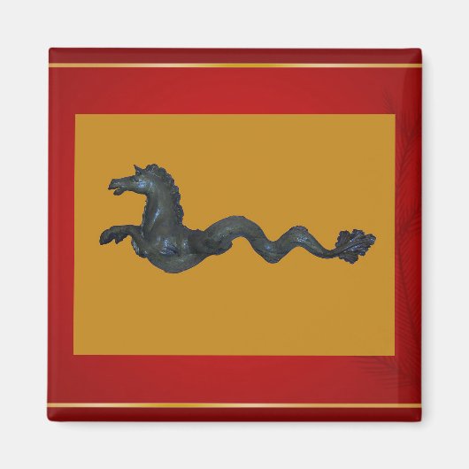 Venezianisches Murano Glass Hornet Magnet (Vorne)