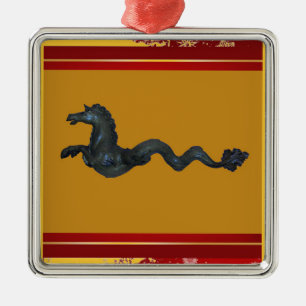 Venezianisches Murano Glass Horse Ornament