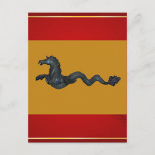 Venezianisches Murano Glass Horse Postkarte