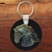 Venezianisches Murano Glass Horse Schlüsselanhänger (Vorderseite)