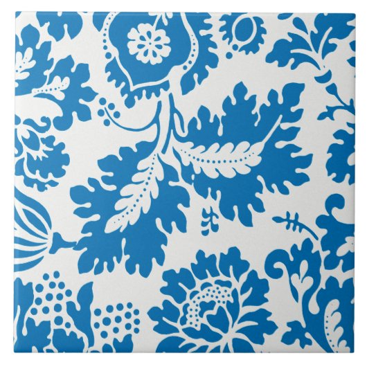 Venezianisches Muster (von William Morris) Fliese (Vorderseite)