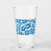 Venezianisches Muster (von William Morris) Glas (Vorderseite)