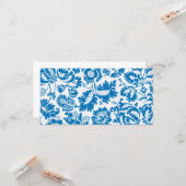 Venezianisches Muster (von William Morris) Karte (Vorderseite/Rückseite Beispiel)