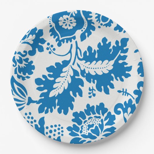 Venezianisches Muster (von William Morris) Pappteller (Vorderseite)