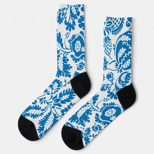 venezianisches Muster, William Morris Socken (Linkes Detail)