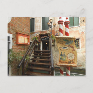 Venezianisches Restaurant Postkarte