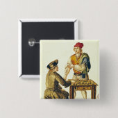 Venezianisches Tattooer Button (Vorne & Hinten)