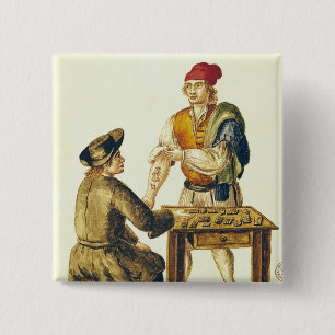 Venezianisches Tattooer Button