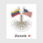venezolanisch-amerikanisch aufkleber (Blatt)