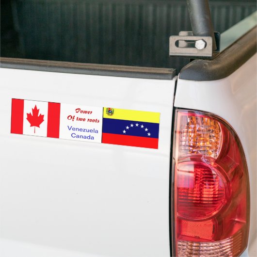 venezolanisch-kanadische Autoaufkleber (Auf Lkw)