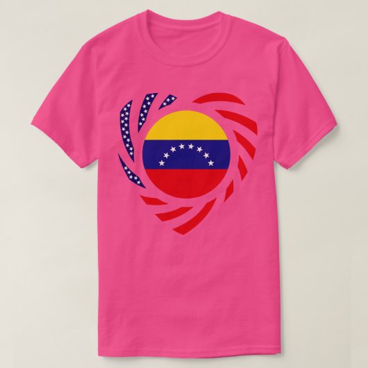 Venezolanische Fahne für multinationales Patriot 8 T-Shirt (Design vorne)