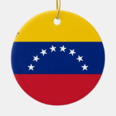 Venezolanische Flagge - Flagge von Venezuela - Keramikornament (Vorne)