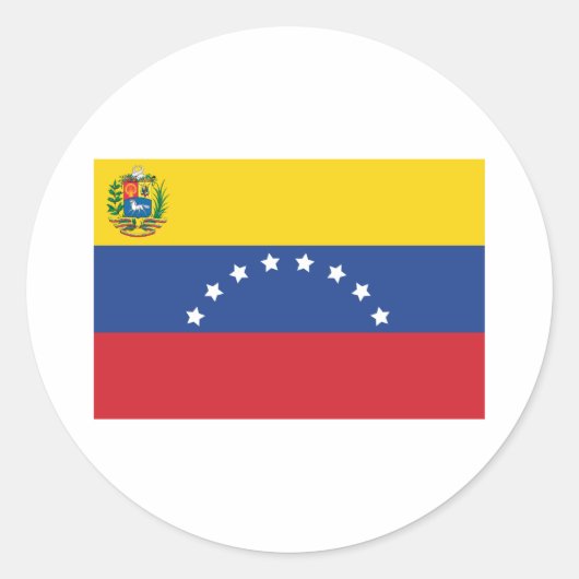 Venezolanische Flagge Große Stickers (Vorderseite)