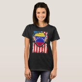Venezolanische Flagge Patriot Venezuela T-Shirt (Vorne ganz)