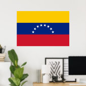venezolanische Flagge Poster (Heimbüro)