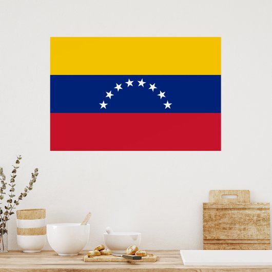 venezolanische Flagge Poster (Küche)