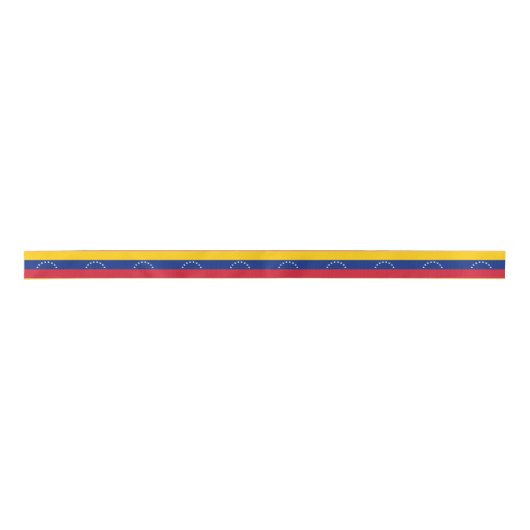venezolanische Flagge Satinband (Vorderseite)