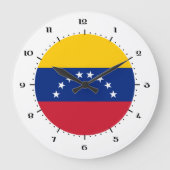 Venezolanische Flagge Wanduhr (Vorderseite)