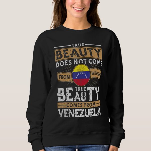 Venezolanische Frauen und Männer Sweatshirt (Vorderseite)