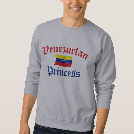 Venezolanische Prinzessin Sweatshirt (Vorderseite)