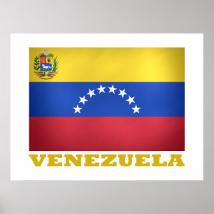 Venezolanische Staatsflagge Poster