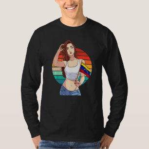 Venezolanisches Mädchen Venezuela-Flagge Venezolan T-Shirt