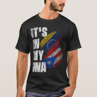 Venezolanisches und Boricua-DNA-Mix-Fahne