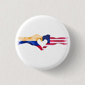 🇻🇪❤️🇺🇸 “Venezolano en USA”  Button (Vorderseite)