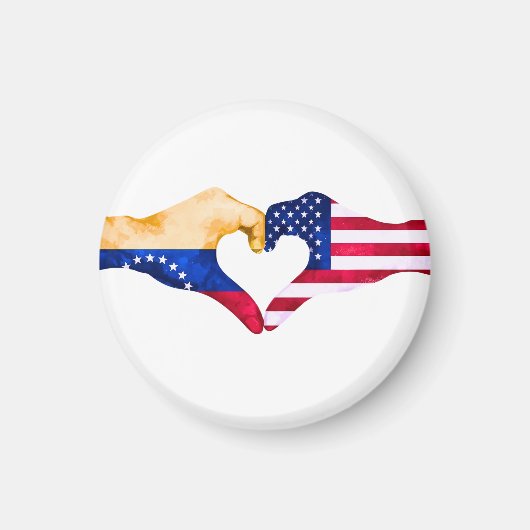 🇻🇪❤️🇺🇸 “Venezolano en USA”  Magnet (Vorne)