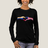 🇻🇪❤️🇺🇸 “Venezolano en USA” Tri-Blend Shirt (Vorderseite)