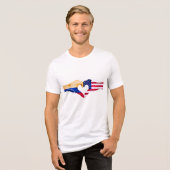 🇻🇪❤️🇺🇸 “Venezolano en USA” Tri-Blend Shirt (Vorderseite voll)