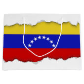 Venezuala Flagge Große Geschenktüte (Vorderseite)