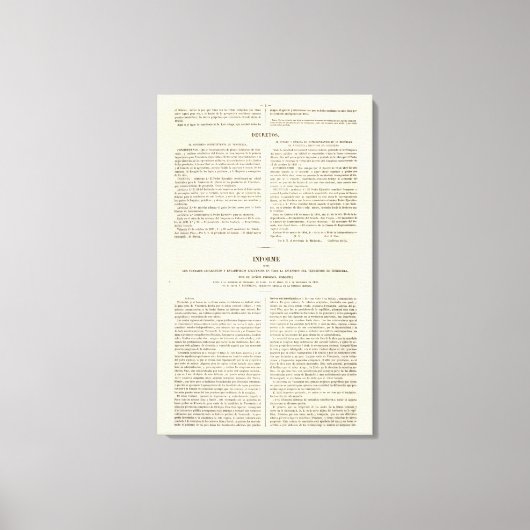 Venezuela 2 leinwanddruck (Vorderseite)