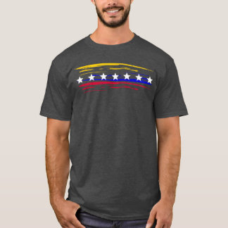 Venezuela 7 große Sterne Flagge Minimalistisch lus T-Shirt