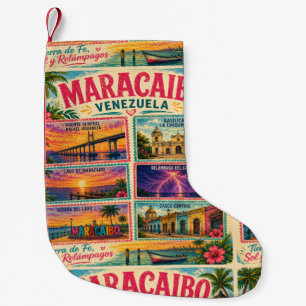 Venezuela Briefmarke Maracaibo Estado Zulia Tropis Kleiner Weihnachtsstrumpf