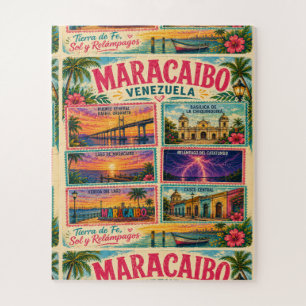 Venezuela Briefmarke Maracaibo Estado Zulia Tropis Puzzle