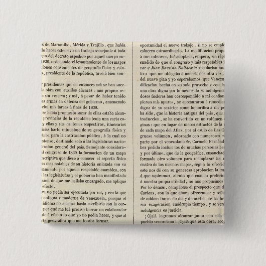 Venezuela Button (Vorderseite)