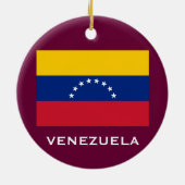 VENEZUELA* Custom Christmas Ornament (Hinten)