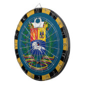 Venezuela Dartboard & Flag Darts / Game Board Dartscheibe (Vorderseite rechts)