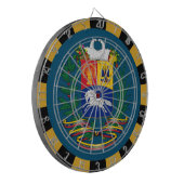 Venezuela Dartboard & Flag Darts / Game Board Dartscheibe (Vorderseite Links)