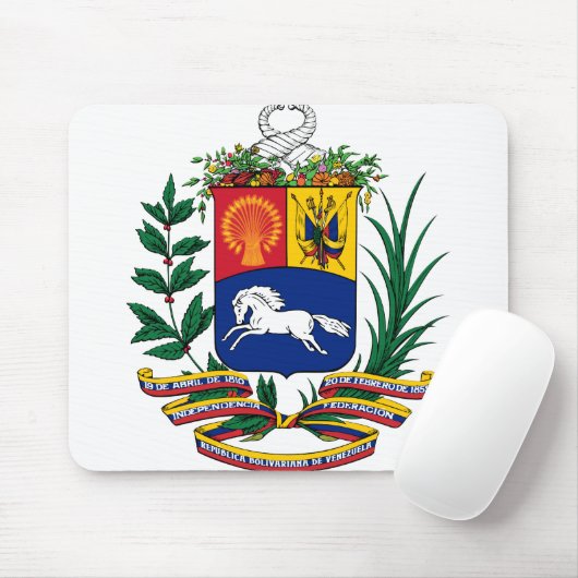 Venezuela-Emblem Mousepad (Mit Mouse)