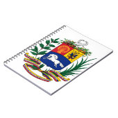 Venezuela-Emblem Notizblock (Linke Seite)