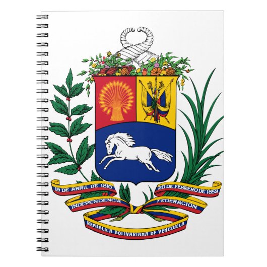 Venezuela-Emblem Notizblock (Vorderseite)