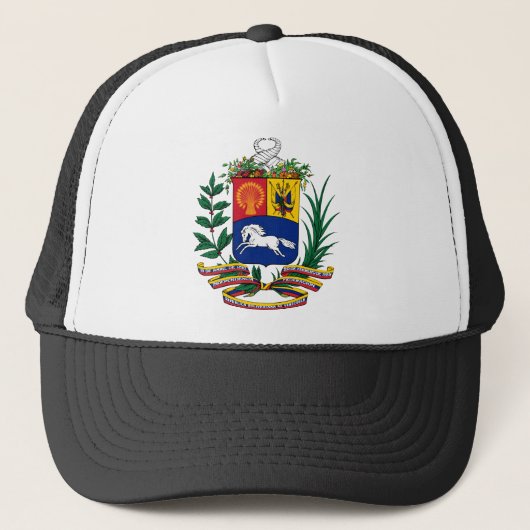 Venezuela-Emblem Truckerkappe (Vorderseite)