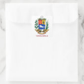 VENEZUELA - Emblem/Wappen/Fahne/Symbol Quadratischer Aufkleber (Tasche)