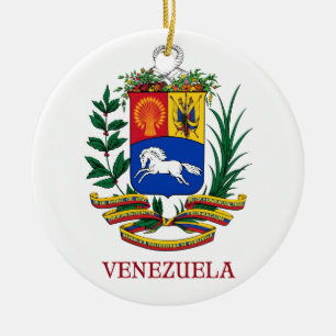 VENEZUELA - Emblem/Wappen/Flagge/Symbol Keramikornament