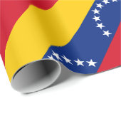 Venezuela fahndet patriotische Venezolaner Geschenkpapier (Rolleneckpunkt)