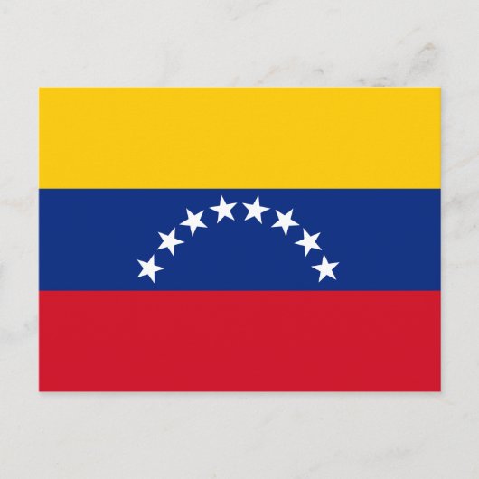 Venezuela fahndet patriotische Venezolaner Postkarte (Vorderseite)