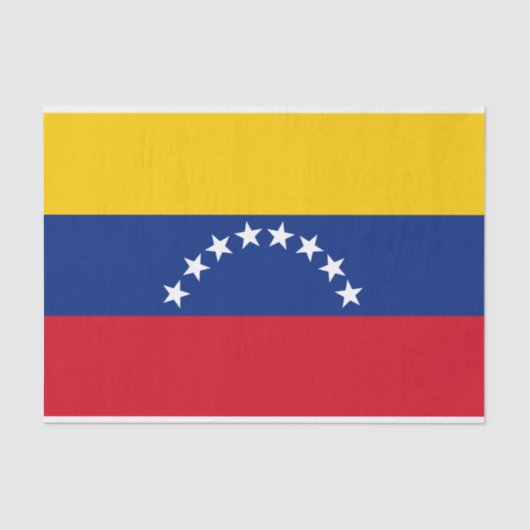 Venezuela fahndet patriotische Venezolaner Seidenpapier (Vorderseite)